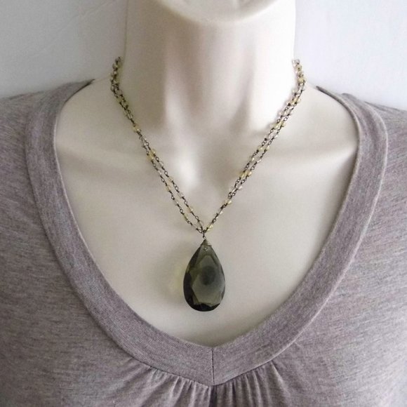 2 pc LOT Necklace Drop + Choker - Picture 3 of 8